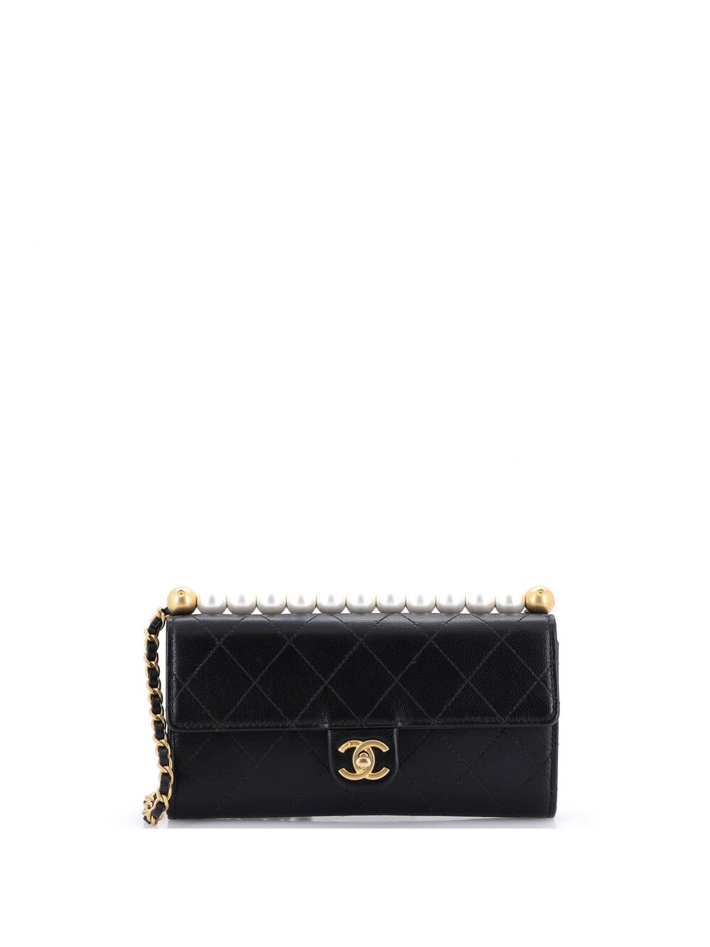 Chanel Chic Pearls Clutch With Chain #253456C29B